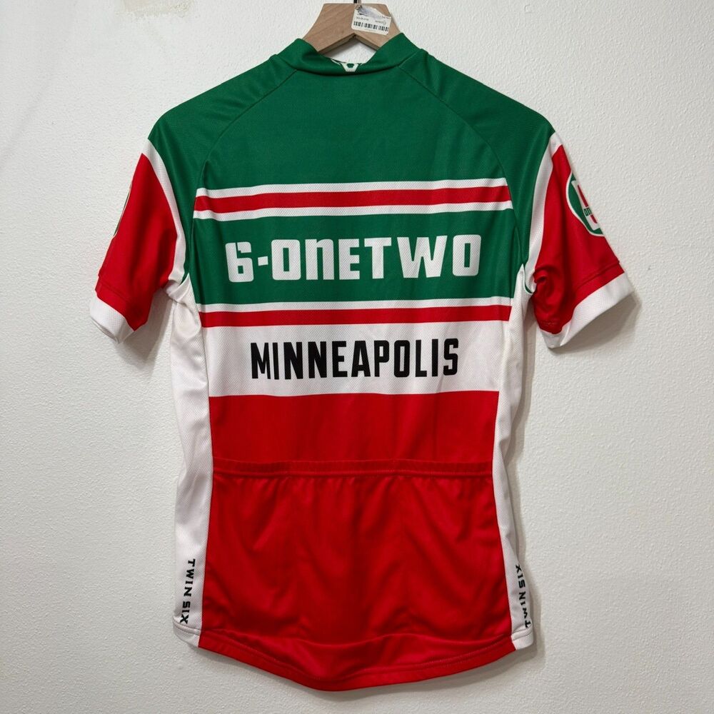 Twin Six Cycling Jersey Men's Minneapolis Summer Aero Retro Style Club Medium - Picture 7 of 7